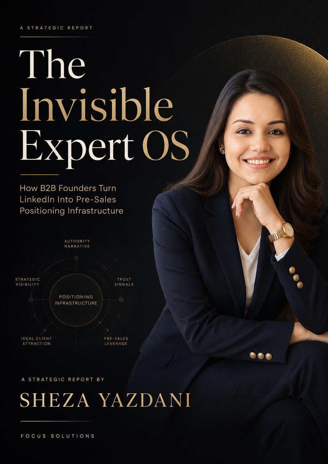 The Invisible Expert OS book cover by Focus Solutions and Sheza Yazdani