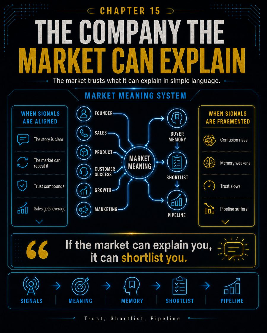 The Company the Market Can Explain visual framework
